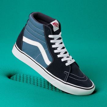 Damske Kotnikove Tenisky Vans Classic Comfycush Sk8-Hi Námornícka Modrá/Námornícka Modrá VA61CTGOM